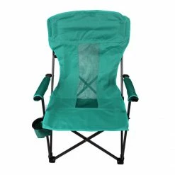 New π― Lincoln Outfitters Hard Arm Folding Chair Teal 87-838-0204 - Camp Furniture β¨