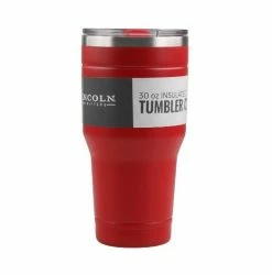 Flash Sale π Lincoln Outfitters 30oz. Stainless Steel Red Tumbler 30LO3020 - Camp Kitchen βοΈ