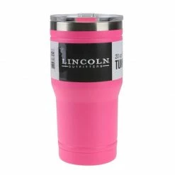 Buy 🎁 Lincoln Outfitters 20 oz. Tumbler, Pink 87-949-0204 - Water Bottles & Hydration 🧨