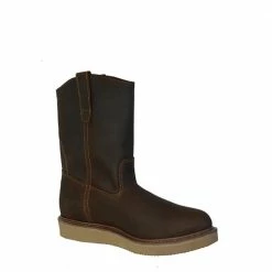 Promo 🛒 Lincoln Outfitters Men's Leather Roper Work Boot Brown - L9M02W - Men's 🥾 Boots 😍