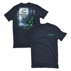 Deals 😍 Lincoln Outfitters Men's Let Your Troubles Drift Away Short Sleeve T-Shirt - LO-128 - T-Shirts 😀