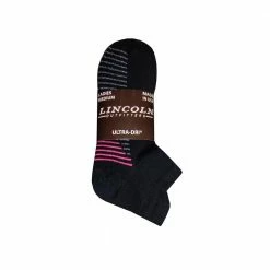 Cheap 😀 Lincoln Outfitters 👩 Women's Ultra-Dri Cushion Foot No-Show Sock 3 Pack Black - L3/72036-BL - 🧦 Socks 👩 Women's 😉