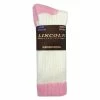 New 🎉 Lincoln Outfitters 👩 Women's Merino Wool Blend Boot Sock White Medium - L872-WH/PK - 🧦 Socks 🔔