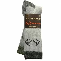Promo 🤩 Lincoln Outfitters Men's Merino Wool Blend Boot Sock 2 Pack Assorted - RT/L2/375-ASST - 🧦 Socks 🥰