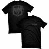 Wholesale ✔️ Lincoln Outfitters Men's Short Sleeve Patriot Shield T-Shirt Black - LO-133 - T-Shirts 👍