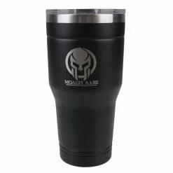 Budget ⭐ Lincoln Outfitters 30oz Tumbler Black Spartan - 32631043 - Tumblers 🎉