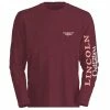 Cheap 🛒 Lincoln Outfitters 👩 Women's Lincoln Ladies Logo Long Sleeve T-Shirt Maroon Heather - LO-LLS706-MRH - Long Sleeve 👕 Shirts 👩 Women's ✨