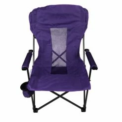 Promo β Lincoln Outfitters Hard Arm Folding Chair Purple 87-839-0204 - Camp Furniture β