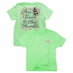 Top 10 🥰 Lincoln Outfitters Youth 👧 Girls Bee Sweet and Bee Bumble Short Sleeve T-Shirt - LOY-26 - T-Shirts 🛒