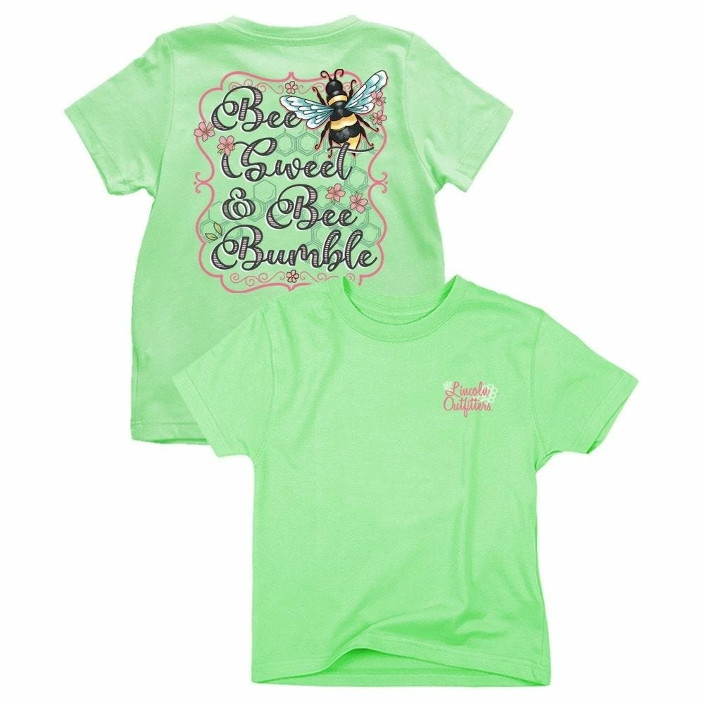 Top 10 π₯° Lincoln Outfitters Youth π§ Girls Bee Sweet and Bee Bumble Short Sleeve T-Shirt - LOY-26 - T-Shirts π