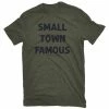 Top 10 🥰 Lincoln Outfitters Men's Short Sleeve Small Town Famous T-Shirt Deep Lichen Black Heather - LO-146 - T-Shirts ✨