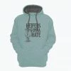 Deals 😉 Lincoln Outfitters Heifers Gonna Hate Ladie's Long Sleeve Hoodie, Aquifer Light Heather - LO-LH30 - Hooded Sweatshirts 👩 Women's 🎁