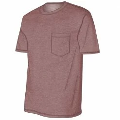 Budget ❤️ Lincoln Outfitters Men's Heavyweight Pocket T-Shirt - LOPK-01-MAR 🔔