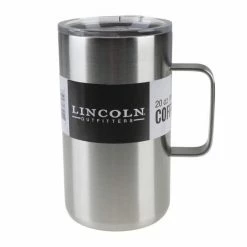 New 😉 Lincoln Outfitters 20 Oz. Coffee Mug Stainless 87-959-0204 - Water Bottles & Hydration 🥰