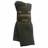 Brand new 🛒 Lincoln Outfitters Men's Heavy Crew Sock 2 Pack Green - L2/72443-GR - 🧦 Socks 🥰