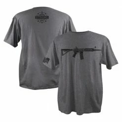 New 🔔 Lincoln Outfitters Men's AR Strong Short Sleeve T-Shirt - SG-78-GRHTR - T-Shirts ✔️