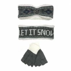 Brand new ⌛ Lincoln Outfitters 👩 Women's Warm Hearted Headband and Glove Set Mint - P11710-MNT - Winter Headband and Glove Set 💯