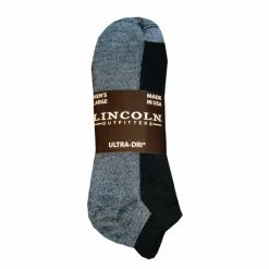 Wholesale ✔️ Lincoln Outfitters Men's No Show Pull Tab Sock 3 Pack Black - L3/72542-BL-L - 🧦 Socks 🔔