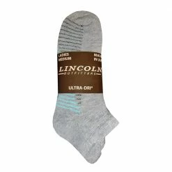 Top 10 🎉 Lincoln Outfitters 👩 Women's Ultra-Dri No-Show Sock 3 Pack Grey - L3/72036-G - 🧦 Socks 👩 Women's 🌟