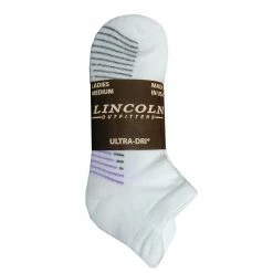 Discount 🔔 Lincoln Outfitters 👩 Women's Ultra-Dri No-Show Sock 3 Pack White - L3/72036-W - 🧦 Socks 👩 Women's 🧨