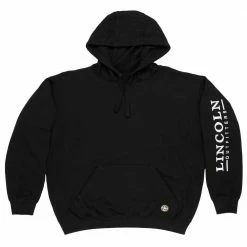 Flash Sale 👏 Lincoln Outfitters Men's Signature Sleeve Hooded Pullover Graphite Heather - RLSP401GPHR - Men's Sweaters & Sweatshirts ✨