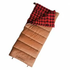 Hot Sale ⌛ Lincoln Outfitters Traditions Flannel +10 Degree Sleeping Bag - 21SB-0007-6 - Tents & Shelters 🥰