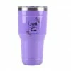 Outlet 🔥 Lincoln Outfitters "Faith Over Fear" 30 oz. Religious Tumbler, Purple - 89-639-0204 - Tumblers 🧨