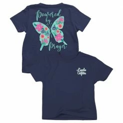 Top 10 👍 Lincoln Outfitters Youth Girl's Powered By Prayer Short Sleeve T-Shirt - LOY-23 - T-Shirts 🧨