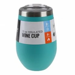 Brand new 👏 Lincoln Outfitters 12 Oz. Wine Cup Teal 87-967-0204 - Water Bottles & Hydration 🥰