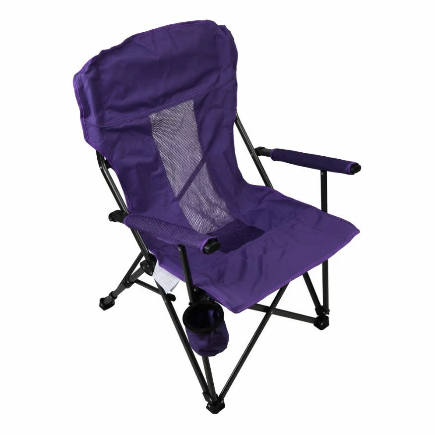 Promo β Lincoln Outfitters Hard Arm Folding Chair Purple 87-839-0204 - Camp Furniture β - Image 2