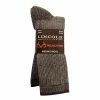Best reviews of 👍 Lincoln Outfitters Men's Merino Wool Boot Sock 2 Pack Brown - RT/L2/9743-BRN - 🧦 Socks 😍