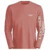 Coupon 🧨 Lincoln Outfitters 👩 Women's Lincoln Ladies Logo Long Sleeve T-Shirt Burnt Coral - LO-LLS706-BTC - Long Sleeve 👕 Shirts 👩 Women's 🌟