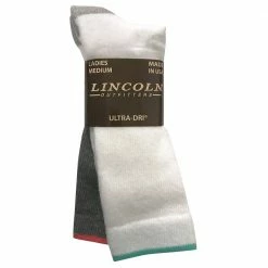 Wholesale ✔️ Lincoln Outfitters 👩 Women's Ultra-Dri Crew Sock 2 Pack - L2/423-W/G - 🧦 Socks 👩 Women's 🎁
