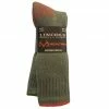 New 🥰 Lincoln Outfitters Merino Wool Blend Boot Sock 2 Pack Brown Large - RT/L2/72339-ASST-L - 🧦 Socks 🎁