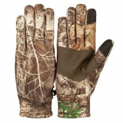 New ⭐ Lincoln Outfitters Men’s Light Weight Knit Jersey Shooters Glove Real Tree Edge 1412-EDG - Hunting Apparel 👏