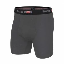 Flash Sale 🛒 Barn Door by Lincoln Outfitters Crew Cab Cotton Boxers Charcoal - XLO9787-015 - Boxer Briefs 🌟