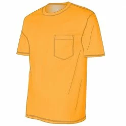 Outlet 🎉 Lincoln Outfitters Men's Heavyweight Pocket T-Shirt - LOPK-01-ORG 🌟