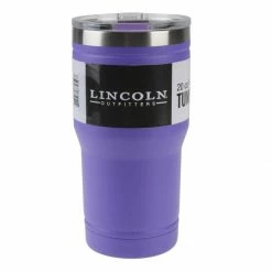 New 🔔 Lincoln Outfitters 20 oz. Tumbler, Purple - 87-950-0204 - Water Bottles & Hydration 🎁
