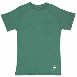 Cheapest 🥰 Lincoln Outfitter's Short Sleeve Performance Tee Green - RK2PN - T-Shirts 💯