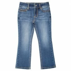 Promo 💯 Lincoln Outfitters Youth Girl's 5-Pocket Stretch Denim Bootcut Jean - LOG7270XMW - 👖 Jeans 👏