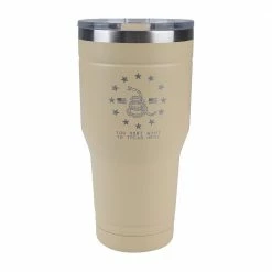 Brand new 😉 Lincoln Outfitters 30oz Tumbler Tan Don't Tread On Me - 32631046 - Tumblers ✨