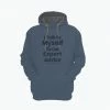 Promo 🎁 Lincoln Outfitters Expert Advice Men's Long Sleeve Hoodie China Blue - LOH-36 - Hooded Sweatshirts ✨