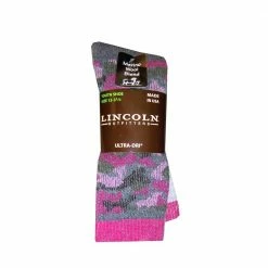 Best Pirce 🛒 Lincoln Outfitters Girl's Merino Wool Blend Boot Sock 2 Pack Camo - L2/8857-C/PK - 🧦 Socks ✔️