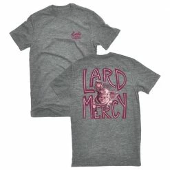 Best reviews of 😀 Lincoln Outfitters Ladies Lard Have Mercy Short Sleeve T-Shirt - LO-L212-GHR - T-Shirts ✨