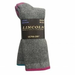 Discount 🔔 Lincoln Outfitters Ladies Full Cushion Marl Boot Sock 2 Pack Assorted - RT/L2/72293-ASST-M - 🧦 Socks 👩 Women's 🧨