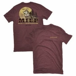 Best Pirce 🔥 Lincoln Outfitters Men's Man I Love to Fish Short Sleeve T-Shirt - LO-129 - T-Shirts 😍