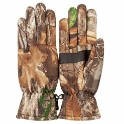 Cheapest 🌟 Lincoln Outfitters Men's Stealth Soft Shell Hunting Glove with Berber Interior Real Tree Edge D-1414-EDG - Hunting Apparel 💯