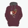 Discount 🔥 Lincoln Outfitters Flocking Fabulous Ladie's Long Sleeve Hoodie, Windsor Wine Light Heather - LO-LH34 - Hooded Sweatshirts 👩 Women's ✔️