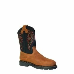 Coupon ⭐ Lincoln Outfitters Men's Premium Western Comp Toe Boot Brown - L9P21W - Men's 🥾 Boots 💯