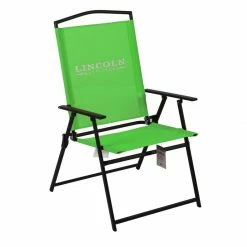 Cheap 🛒 Lincoln Outfitters XL Sling Folding Chair, Green - 89-273-0204 - Camp Furniture ✔️